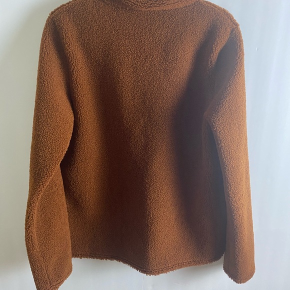 CALLIE MAC PULLOVER FLEECE FOR MEN IN BURNT ORANGE SIZE L. - Picture 2 of 6